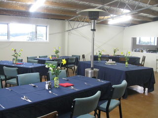 Woolshed Dining area and Kitchen