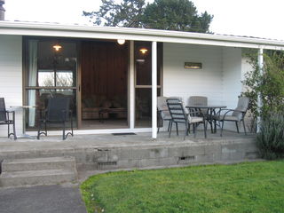 Outdoor dining area
